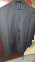 Boys pinstripe suit by Robert Allan. Jacket and