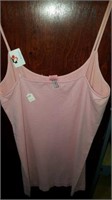 Ladies stretch camisole.  One size. Pink. Reg $25