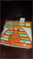 Baby hooded towel. Orange.  Reg $18