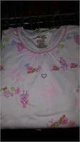 Girl's pink floral pj's. Size 12. Reg $34