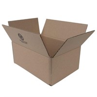 Duck Brand Kraft Corrugated Shipping Boxes, 11.75"