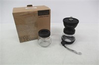 Manual Coffee Mill Grinder with Ceramic Burrs, Two