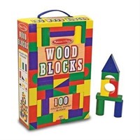 Melissa & Doug 100 Wood Blocks