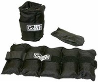 Gofit 5-Pound Adustable Ankle Weights for