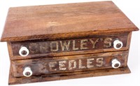 Antique Crowley’s Needles Spool Cabinet
