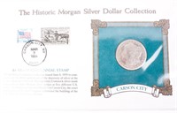 Coin 1878-CC Morgan Silver Dollar in Display