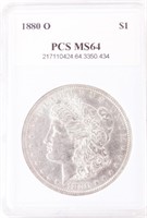 Coin 1880-O  Morgan Silver Dollar IGC MS64