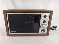 Vintage Magnavox Radio Model R434 Wood Grain