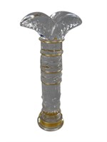 St. Louis Crystal Pillar w/ Gold Trim