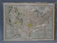 Antique Map : United States - 1897