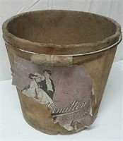 Wooden Bucket With Handle With Advertising From