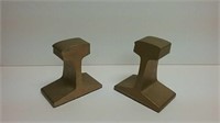 Railroad Rail Bookends