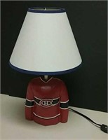 Montreal Canadiens Table Lamp Working