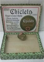 Rare 1906 Chiclets Gum Advertising Store Display