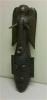 Handcarved Wall Mask From Indonesia 26" High