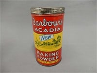 BARBOUR'S ACADIA NEW BAKING POWDER LB. CAN