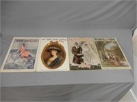 LOT OF 4 EARLY 1900'S 15 CENT LADIES HOME JOURNALS