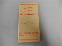 1959 WITTS FARMER'S NORWICH ONT. NOTEBOOK