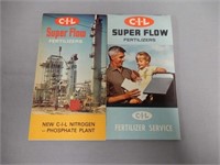 1965 & 1967 C-I-L FERTILIZER SERVICE NOTE BOOKS