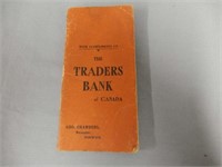 1909 TRADERS BANK OF CANADA COMPLIMENTARY BOOKLET
