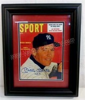 Framed Mickey Mantle SPORTS Magazine Cover