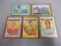 LOT OF 6 1971- 1972  OPEE CHEE HOCKEY CARDS