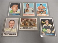 LOT OF 6 1970'S OPEE CHEE HOCKEY CARDS