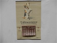 1951 WAWANESA  INSURANCE CO. ADVERTISING CALENDAR