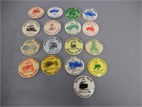 NORWICH ONT. HISTORICAL SOCIETY BUTTONS-1971-1988