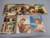 GROUPING OF 8 DELL10 CENT WESTERN COMICS