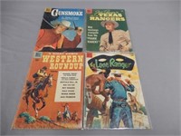 GROUPING OF 4 DELL WESTERN COMICS