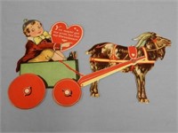 VINTAGE "YOU MAY GET MY GOAT" VALENTINE CARD