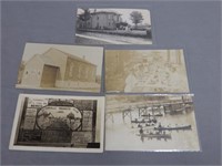 LOT OF 5 OTTERVILLE VINTAGE REAL PHOTO POSTCARDS