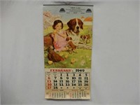 1949 "SHUR-GAIN" TOBACCO FERTILIZER CALENDAR