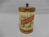 WOOD'S COFFEE CANADIAN SOUVENIR ONE POUND TIN