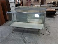Glass display case with light - 5' wide x  39"