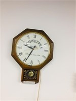 Schweppes electric wall clock