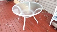 Glass Patio Table Lot