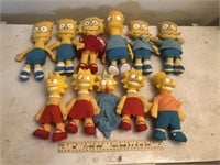 Lot of Vintage Simpson Dolls
