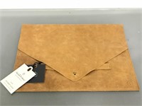 New leather document sleeve Heart & Home brand