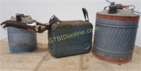 Vintage Metal Gas Cans