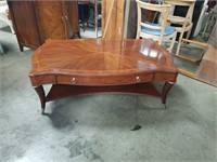 Mahogany coffee table made by  Bogart