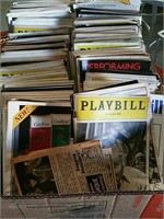 Box of PlayBill magazines