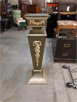 Painted pedestal