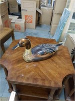 Wood carved duck as is