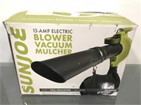 Sunjoe blower vacuum mulcher lightly used
