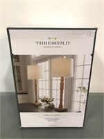 Two new Threshold table lamps