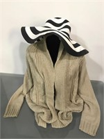 New XXL women’s cardigan and extra hat included