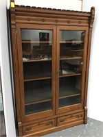 Antique Bookcase Cabinet