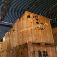 2 Wooden Moving Lockers (Crates)